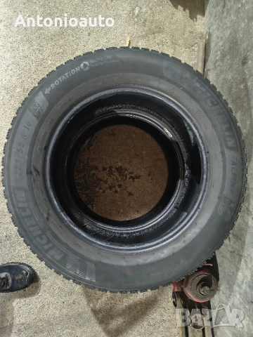 225 55 16 - 2бр. зимни гуми Michelin Alpin 6, снимка 4 - Гуми и джанти - 52509470