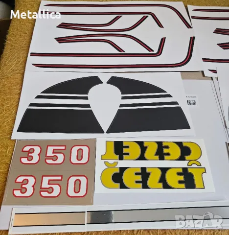 стикери комплект cz 350