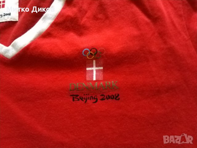 DENMARK OLYMPIC GAMES 2008 Beijing маркова тениска  на JACK & JONES размер Л, снимка 3 - Спортна екипировка - 39110303