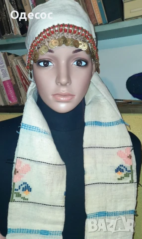 Автентичен етнографски накит за глава, снимка 7 - Антикварни и старинни предмети - 45783655