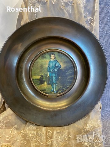 Английски стар стенен плакет за декорация, снимка 8 - Декорация за дома - 39523485