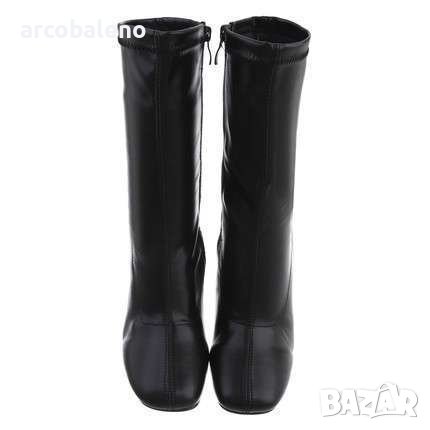 Дамски боти на висок ток, 2цвята , снимка 9 - Дамски боти - 38594298