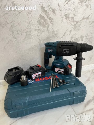 Перфоратор на батерии Bosch, снимка 3 - Бормашини - 44418848