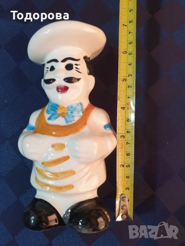 Порцеланова фигурка на готвач, снимка 5 - Други ценни предмети - 39894712