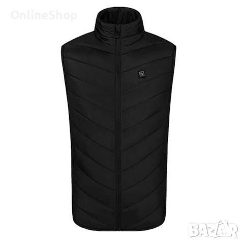 Електрически отопляем елек , 9 зони , Usb захранване,черен, снимка 8 - Елеци - 52259666