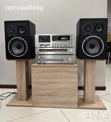 🔉Ретро аудио система сет LUXMAN - усилвател, дек, тунер + тонколони Sony🔉