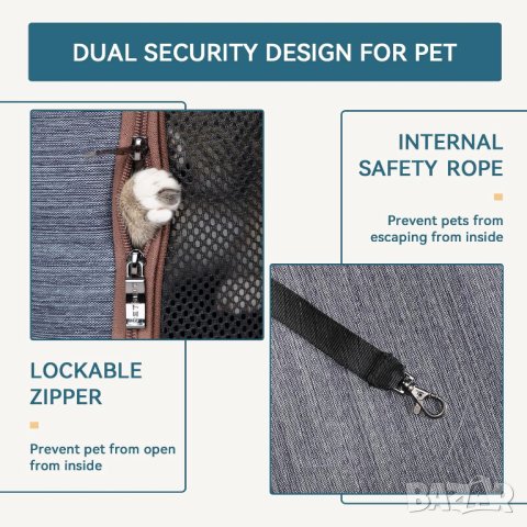 Раница за домашен любимец DCC1507, снимка 9 - За кучета - 42901123