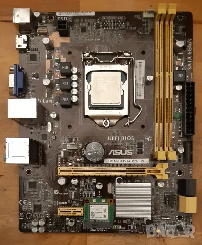 Дънна платка ASUS H81M-E с WiFi