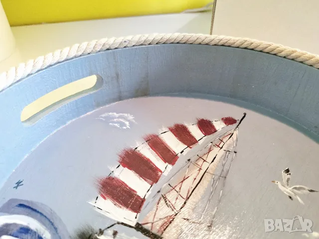 Декоративен поднос ръчна изработка, снимка 3 - Декорация за дома - 47797877