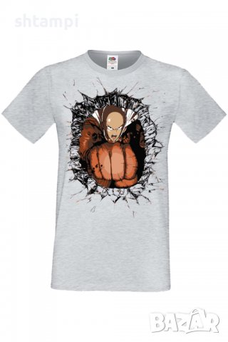 Мъжка тениска One Punch Man 02,Анимация,игра,Празник,Повод,, снимка 6 - Тениски - 38122334