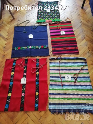Стари фолклорни престилки, допълнение към женска народна носия. , снимка 2 - Антикварни и старинни предмети - 51101629
