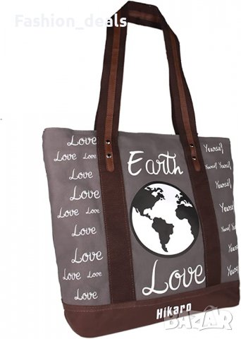 Нова Дамска чанта платнена голяма ежедневна през рамо за пазар спорт, снимка 7 - Чанти - 39281065