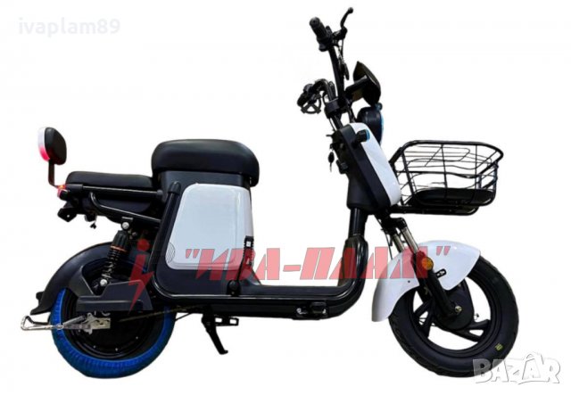 ЕЛЕКТРИЧЕСКИ Велосипед(скутер)+две седалки-1200W-MPM6565-управлява се БЕЗ книжка и регистрация в КАТ, снимка 2 - Мотоциклети и мототехника - 39786402