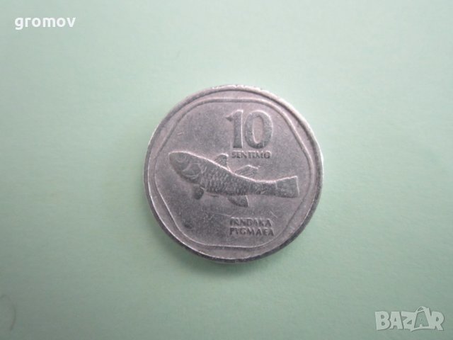 монета 10 сентимо Филипини, снимка 1 - Нумизматика и бонистика - 36691151