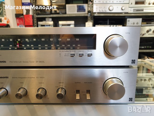 Усилвател Panasonic SU-2600 +Тунер Panasonic ST-2600L В отлично техническо и визуално състояние., снимка 7 - Ресийвъри, усилватели, смесителни пултове - 37601448