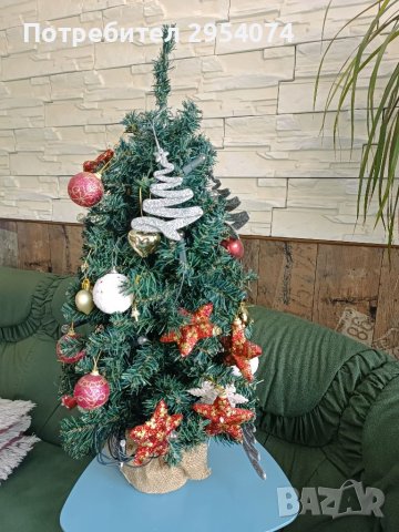Коледна светеща елхичка 80см -40лв, снимка 1