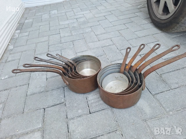 Медни съдове касероли