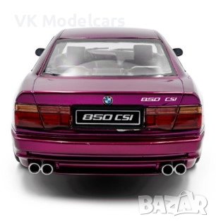 1991 BMW 850 (E31) CSI 1/18 Solido, снимка 4 - Колекции - 52789702