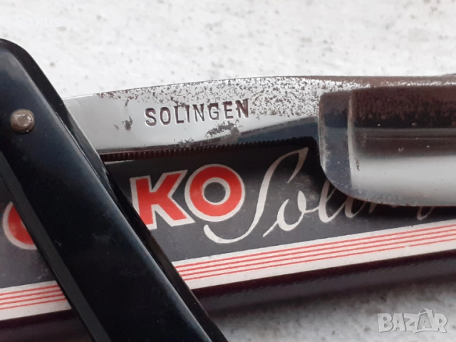 Топ - колекционерски бръснач Mannos Solingen, снимка 4 - Антикварни и старинни предмети - 51524421