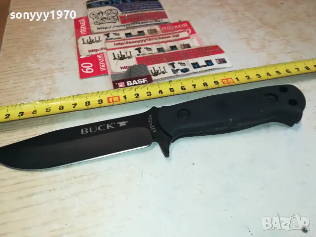 BUCK USA-НОЖ ЧЕРЕН 1303251516, снимка 11 - Ножове - 49480361
