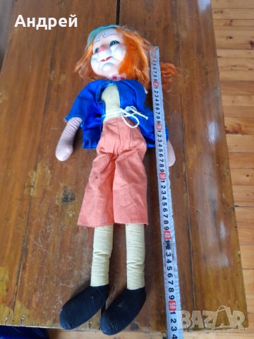 Стара кукла,клоун #13, снимка 2 - Антикварни и старинни предмети - 38639429
