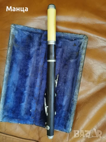 Много стара пиколо флейта, снимка 6 - Духови инструменти - 50995166