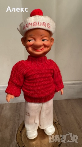 Винтидж Колекционерска кукла, Западна Германия, 1950г, снимка 3 - Колекции - 52381273