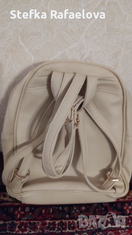 Светло бежова раница, снимка 2 - Раници - 30444743