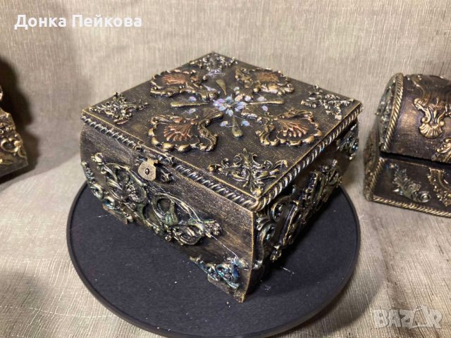 Кутия за бижута ръчна изработка, снимка 3 - Подаръци за жени - 40065238