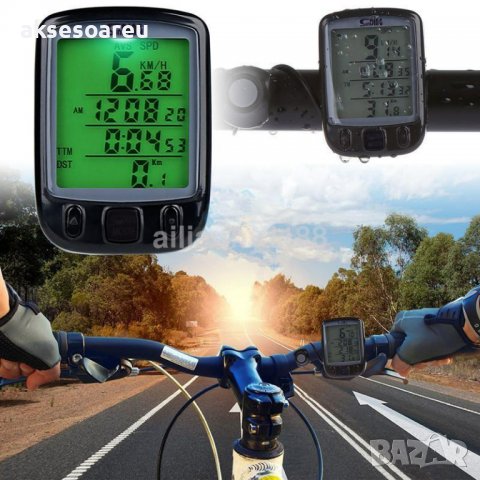 Компютър за велосипед скоростомер километраж за колело мотор скутер кола водоустойчив с кабел Одомет, снимка 14 - Аксесоари за велосипеди - 37084381