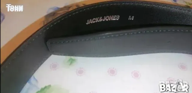 JACK and JONES Оригинал Нов Мъжки Колан Изцяло от Естествена Кожа 120см , снимка 4 - Колани - 49609929