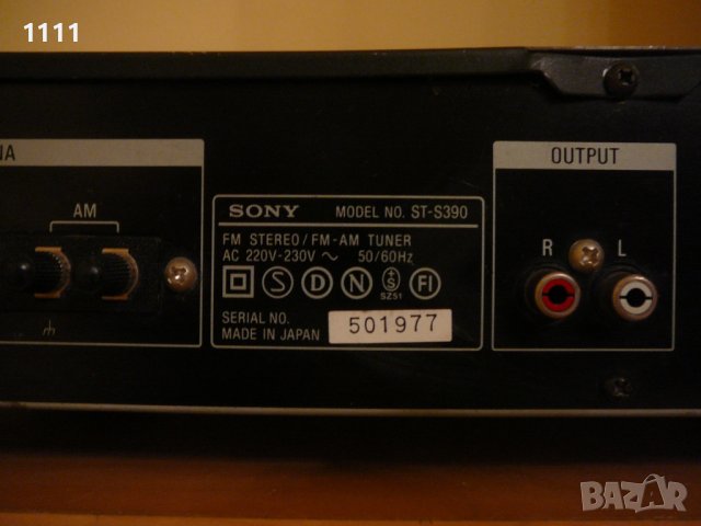 SONY ST-S390, снимка 7 - Ресийвъри, усилватели, смесителни пултове - 39798524