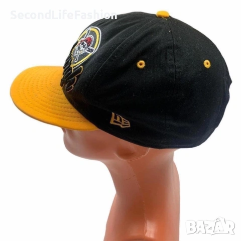 Шапка New Era 59fifty Pittsburgh Pirates Retro Smooth Black Fitted унисекс размер M-L, снимка 3 - Шапки - 53204755