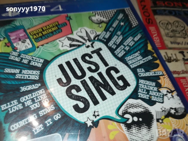 SONY PS4 JUST SING GAME 1308251041, снимка 8 - Игри за PlayStation - 51349075
