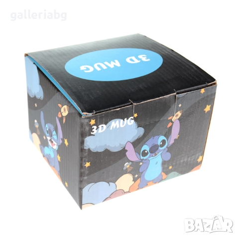 3D керамична чаша Stitch – анимационен герой, 200 мл, снимка 7 - Чаши - 51679509