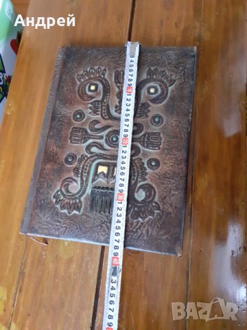 Стара кожена папка #7, снимка 2 - Други ценни предмети - 31217170