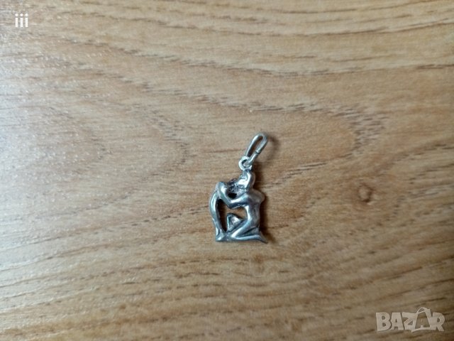 Сребърни бижута - висулка Водолей, снимка 4 - Други - 28734612
