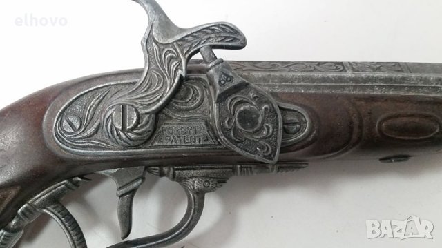 Пистолет Forsyth Patent-Joseph Kirner 1807 реплика -, снимка 6 - Антикварни и старинни предмети - 29528443