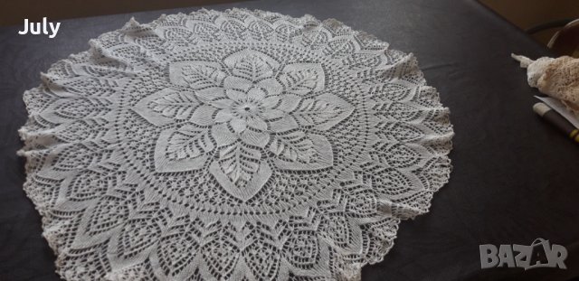 Покривки за маса плетени на една кука , снимка 6 - Покривки за маси - 38881142