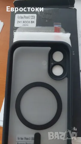 Магнитен калъф TOCOL 3 в 1 за iPhone 16, 16 PLUS, 16Pro max 6,1 инча, подходящ за MagSafe, с 2 проте, снимка 9 - Калъфи, кейсове - 48951324