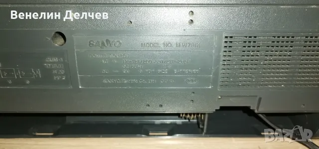 Двукасетен радиокасетофон Sanyo MW731 K, снимка 14 - Радиокасетофони, транзистори - 48437143