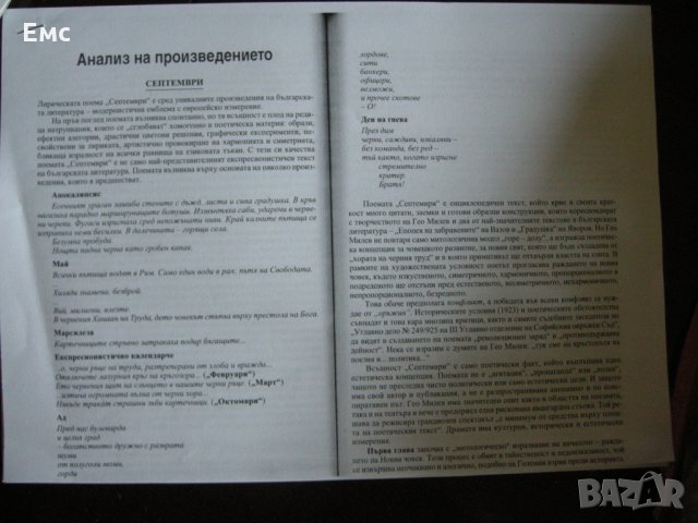 Матура по български език и литература + бонус анализи, снимка 11 - Ученически пособия, канцеларски материали - 31977617
