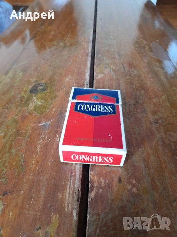 Кутия от цигари Congress