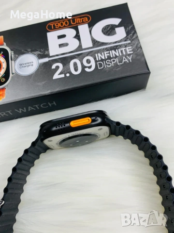 Smartwatch T900 ULTRA, 49 mm, Безжично зареждане, Обаждания, Известия, Музика, Време, Календар, снимка 6 - Смарт часовници - 53244221