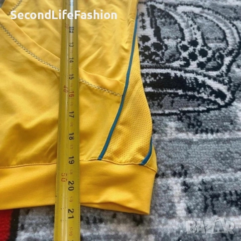 Дамска тениска Spalding True To The Game Cooldry жълта размер S, снимка 5 - Тениски - 53274985