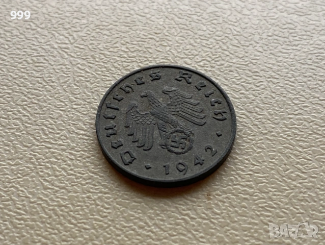 1 и 5 пфенига (райхспфенига) Германия - Трети Райх, снимка 15 - Нумизматика и бонистика - 48276942
