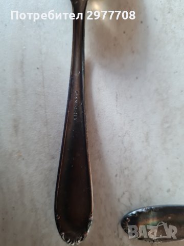 6 бр. сребърни лъжици 1900-1940г, снимка 3 - Други ценни предмети - 36923504