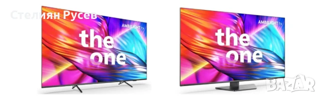 НОВ philips 8900 series tv 65pus8949  TV телевизор 65 инча  -цена 1200лв амбилайт осветление -нов, н, снимка 1