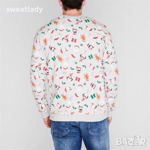 Мъжки коледен пуловер Christmas mood, снимка 2 - Пуловери - 38153282