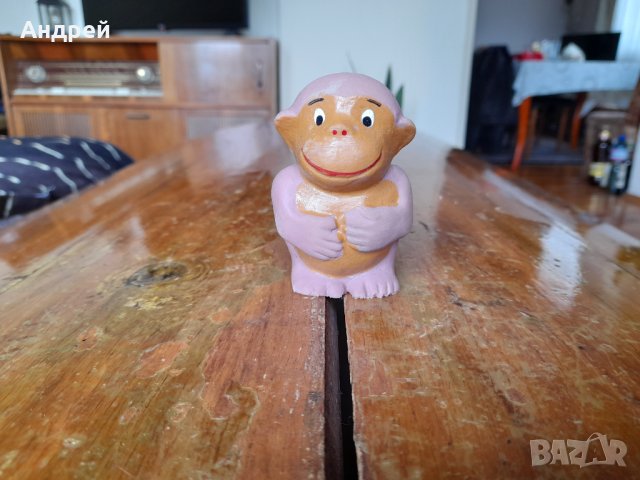 Стара гумена играчка маймуна #5, снимка 1 - Други ценни предмети - 40425940